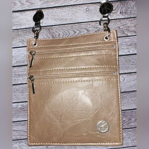 HIP KLIP Cell Phone Purse, Clip On , Hands Free, Double Zip